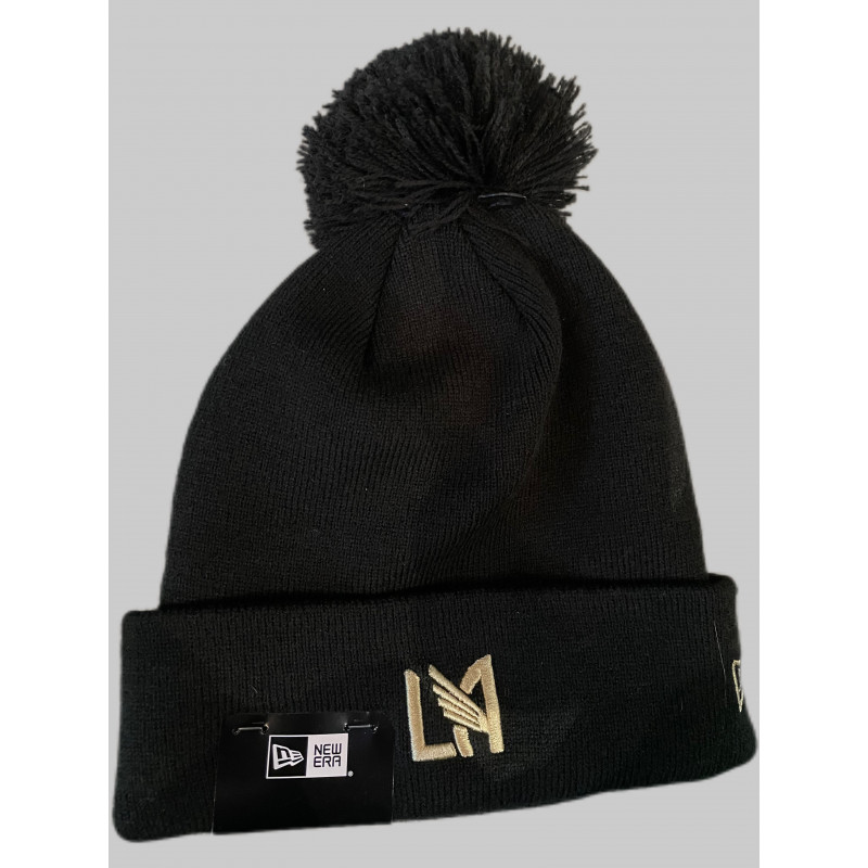 LAF Offcl Logo Cuffed Pom Kn BLK 